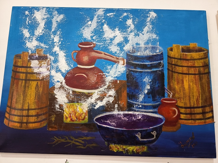 Изложба на дела на тема вино и лозарство во Демир Капија