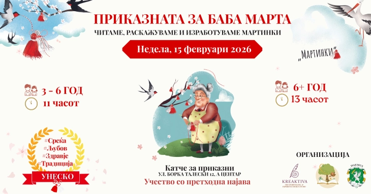 Креативни детски работилници за Мартинки во „Катче за приказни“