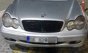 Лишени од слобода две лица во Скопје поради прикривање на регистарски ознаки