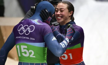 ЗОИ 2026: Британците Стокер и Вестон освоија злато во мешани парови скелетон на Олимписките игри во 2026 година