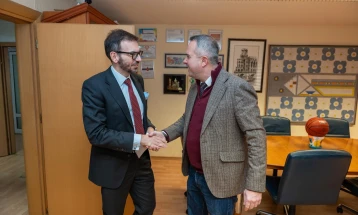 Герасимовски со Палминтери: Центар ја зајакнува соработката и размената на искуства со Италија за ефикасна локална самоуправа