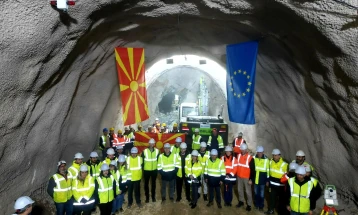 Ивановски: Пробиен последниот тунел во изградбата на пругата Бељаковце - Крива Паланка, следните месеци очекувам сериозна активност во изградбата