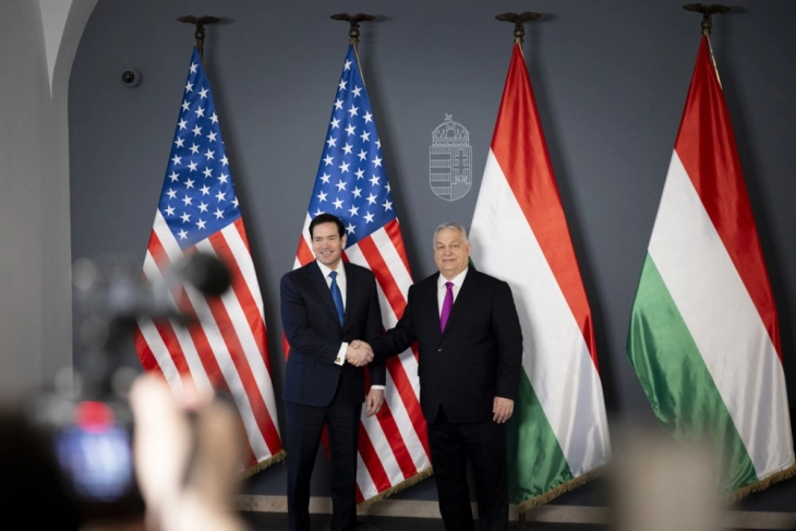 Rubio në Budapest me mesazh për Orbanin: Presidenti Tramp i dedikohet suksesit tuaj