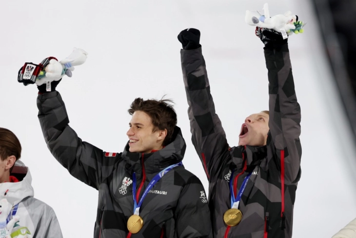 Austria win men's super team gold after competition cancelled