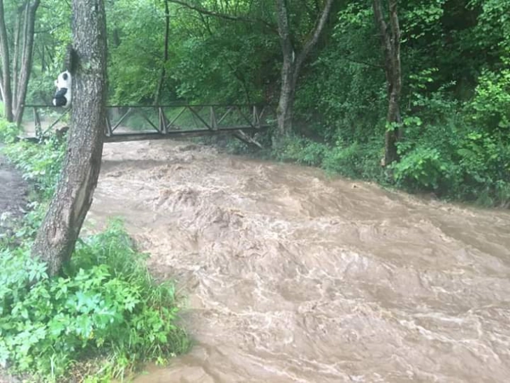Rivers swell due to heavy rainfall
