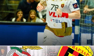 Вардар поразен од Бенфика на стартот на главна рунда во Европската лига