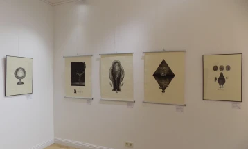 Во Македонскиот културно-информативен центар во Софија, отворена изложбата „Графички белешки“ од Иво Пецов