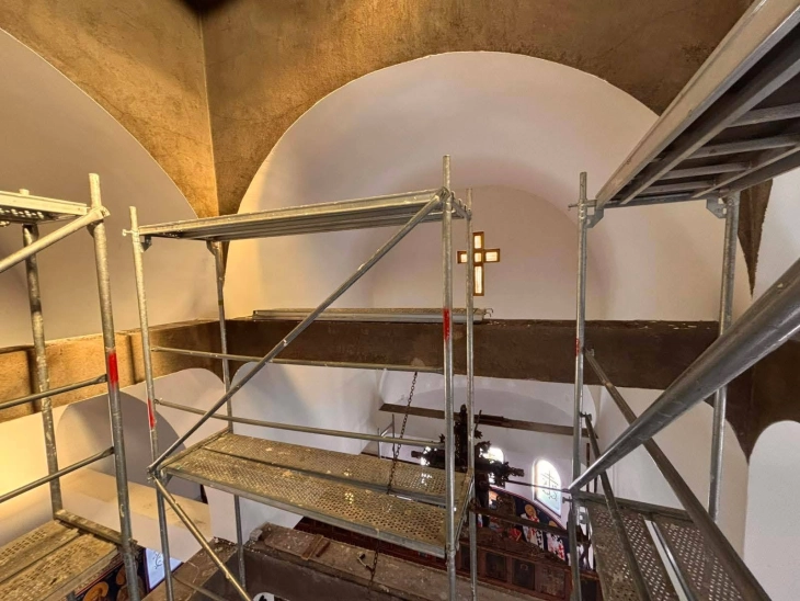 Започна обновата на соборниот храм „Св. Апостоли Петар и Павле“ во Пехчево