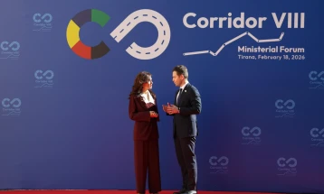 Муцунски од Тирана: Државата, како централна точка на Коридорот 8 останува целосно посветена на неговата реализација