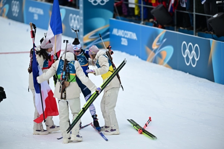 ЗОИ 2026: Франција најуспешна штафета во биатлонската трка