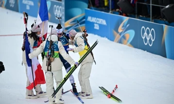 ЗОИ 2026: Франција најуспешна штафета во биатлонската трка