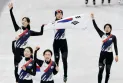 South Korea take 3,000m relay as Fontana makes history, Dubois joy