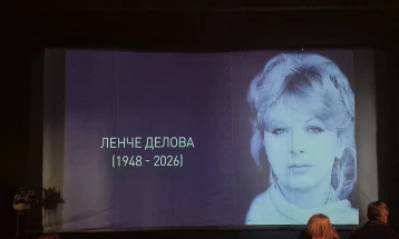 Комеморација за актерката Ленче Делова во Драмски театар