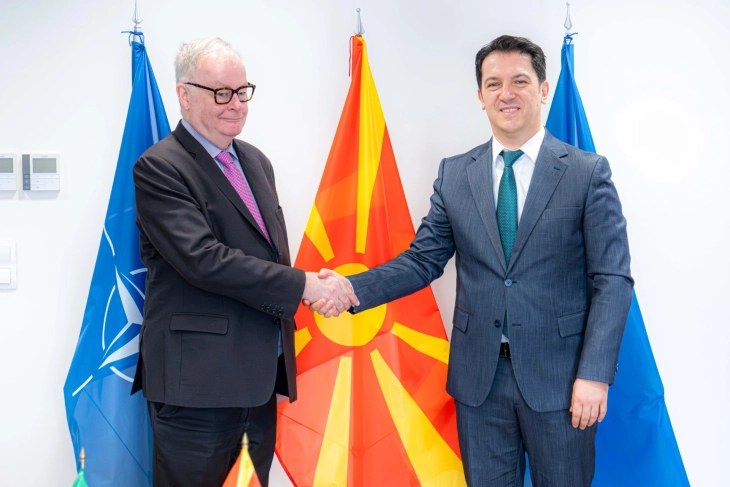 Вицепремиерот Сали на средба со ирскиот амбасадор Вард: Потврдена поддршката за европската перспектива