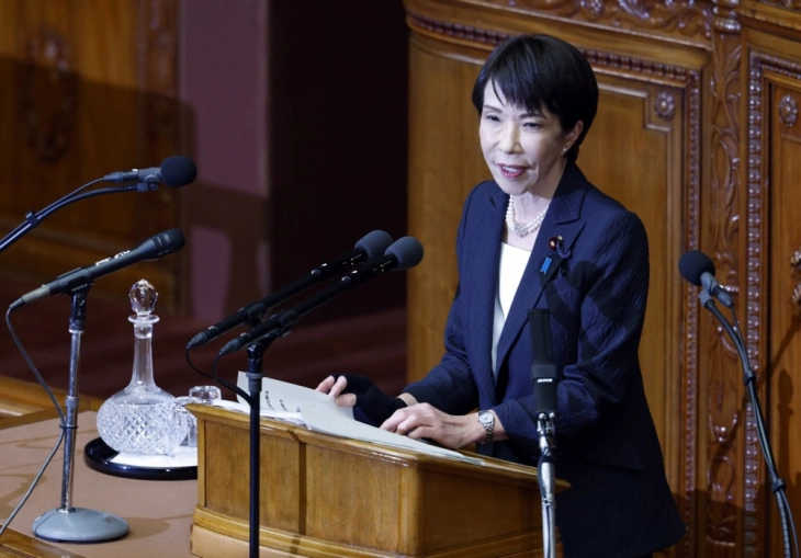 Такаичи предупреди на притисокот од Кина и најави повеќе средства за армијата