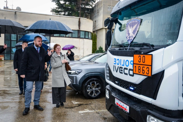 Donacion gjerman për MPB-në për mbështetje në luftën kundër krimit të organizuar dhe mbrojtjes së kufijve