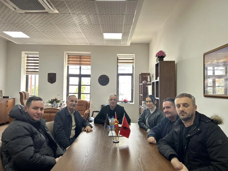 Градоначалникот Ќура оствари средба со заменик народниот правобранител Руфати