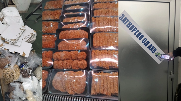 Është shkatërruar mbi një ton ushqim jo i sigurt nga dyqanet për ushqim të shëndetëshëm