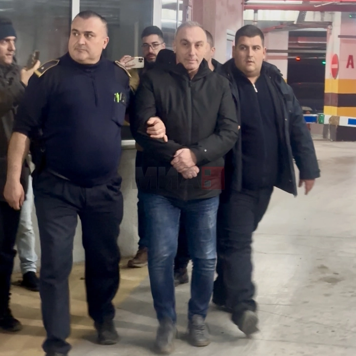 (ВИДЕО) Заврши распитот на Груби во Обвинителство, вечерва ќе биде изведен пред судија на претходна постапка