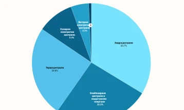 Во декември 78,4 отсто од потрошената струја од домашни извори