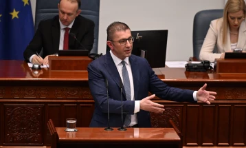 Мицкоски до Филипче: ВМРО-ДПМНЕ и по 2028 ќе ја формира следната влада, за ЕУ нема да водиме мекотелна политика