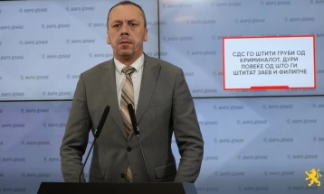 Петрушевски: СДС го штити Груби од криминалот, дури повеќе од што ги штитат Заев и Филипче