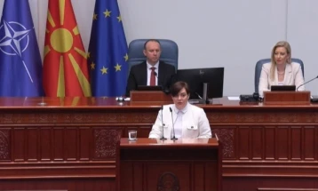 Димитриеска-Кочоска: Половина од уплатените средства за солидарниот данок ќе ги вратиме во март, оваа Влада ги враќа средствата потрошени од претходната власт