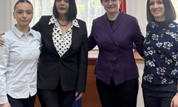 Средба Бендевска - Дрекслер: ИПС стипендистите како мост на парламентарна соработка