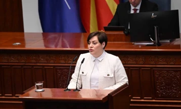 Dimitrieska-Koçoska: Buxheti është stabil dhe në gjendje të mirë, detyrimet servisohen në kohë dhe në mënyrë të përgjegjshme