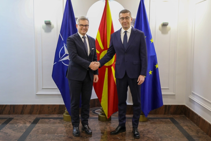 Мицкоски -  Брунер: Остануваме посветени на градење силни и одржливи односи, засновани на меѓусебна доверба, почит и споделени европски вредности