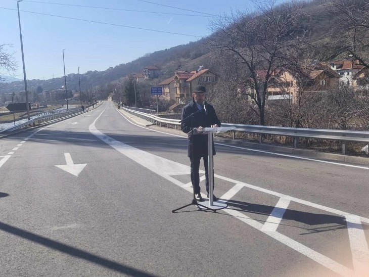 Свечено пуштање во употреба на реконструираната обиколница кај Крива Паланка (во живо)