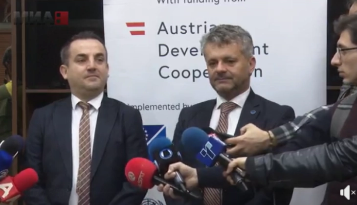 Изјави за медиуми за обуката на полицијата за процена на ризикот од корупција (во живо)