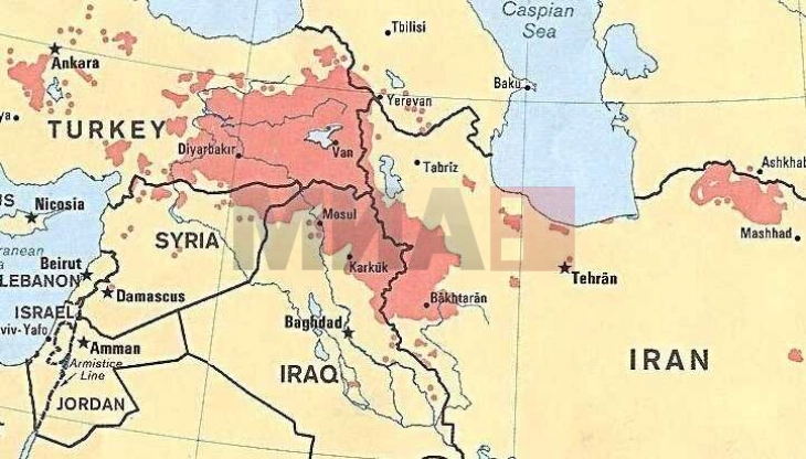 Иранската војска напаѓа курдски групи во Ирак