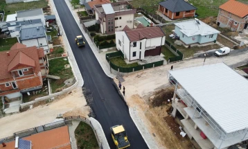 Комплетно завршено асфалтирањето на улица „103“ во м.в Јака – Марино