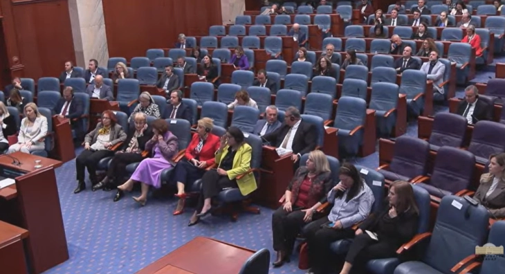 Пратениците на седницата по повод 8 Март: Институциите да си ја работат работата, а Собранието има еднаква одговорност