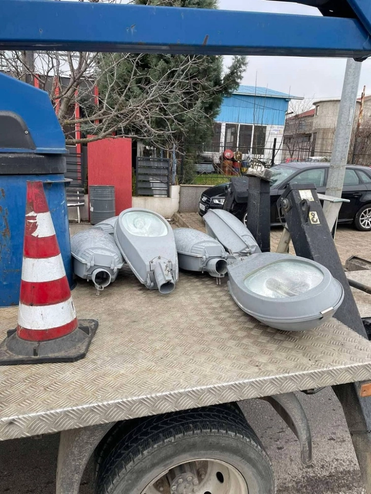 ЛЕД светилки на повеќе локации во Виница