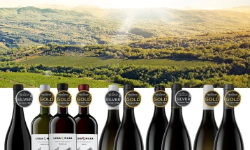 Седум „злата“ и три сребрени признанија: Врвните вина на „Тиквеш“ брилираа на Mundus Vini Spring Tasting 2026