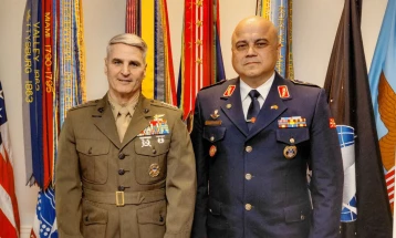 Army Chief of Staff Lafchiski meets U.S. Vice Chairman of the Joint Chiefs of Staff Mahoney