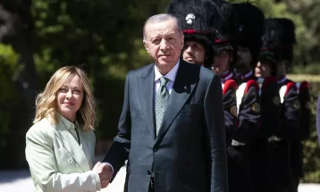 Ердоган и Мелони разговараа за влијанието на иранската криза врз регионалната стабилност