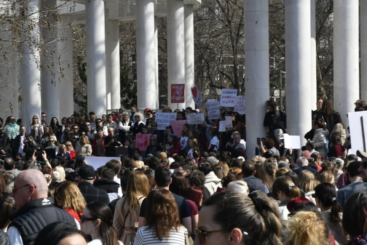 Women’s rights march held in Skopje