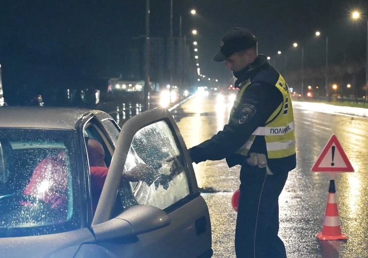 МВР: Осум од вкупно 11 лишени од слобода возачи за безобѕирно управување возило, управувале возило без возачка дозвола