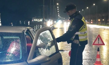 МВР: Осум од вкупно 11 лишени од слобода возачи за безобѕирно управување возило, управувале возило без возачка дозвола