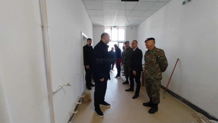 Rreth 10 milionë euro do të investohen në rikonstruimin e objekteve të Armatës së Maqedonisë, paralajmëroi Misajllovski