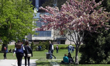 Mot me diell me vranësira të vogla deri në mesatare