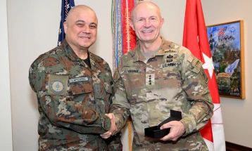 Lafchiski wraps up Pentagon visit: High level of trust, cooperation between Macedonian and U.S. armies reaffirmed