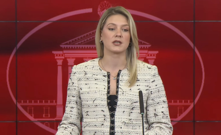 Прес-конференција на портпаролот на Владата, Марија Митева (во живо)