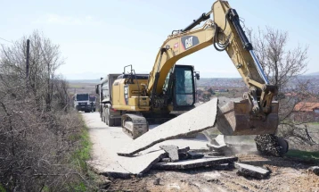 Почна реконструкција на стариот „Тромеѓански пат“ во Куманово