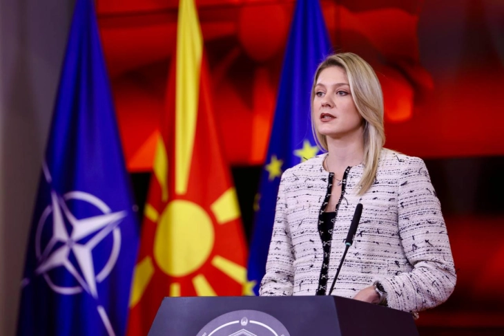 Прес-конференција на портпаролот на Владата, Марија Митева (во живо)