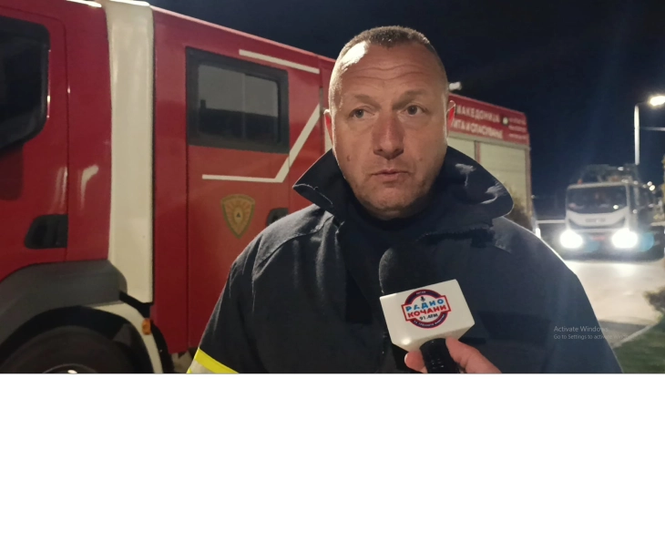 Пожар во Прочистителната станица за отпадни води во Мојанци, гореше инсталација за пренос на метан