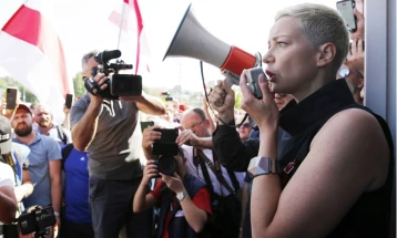 Белоруската дисидентка Марија Колесникова ја доби германската награда „Карло Велики“